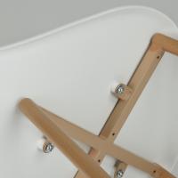 Juego de 4 sillas de comedor con asiento y respaldo suaves, con patas de metal macizo, para salón, dormitorio, cocina o comedor, ante marrón - details 25