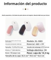 Nuevo masajeador de cabeza eléctrico, peine de masaje portátil para el cabello, masajeador de cuero cabelludo meridiano calmante - details 15