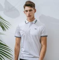 BOSS Polo ajustado de algodón elástico Camiseta de verano - details 0