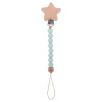 Cadena de silicona para chupete de bebé, cadena suave de grado alimenticio, con cuentas anticaída, Clips molares - details 7