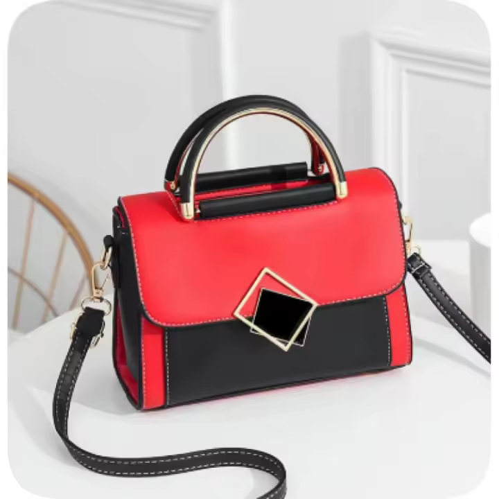 Mini Bolso de Mano para Mujer de Moda Bolso de Varias Capas con Diseño Colorido - 1