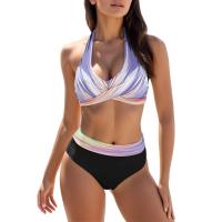 Traje de Baño Sexy para Mujer con Escote en V Profundo y Moldeado Traje de Baño de Dos Piezas con Estampado Brasileño de Verano - details 2