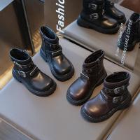 Botas de cuero antideslizantes para niña, zapatos versátiles y elegantes, suela suave, estilo británico, otoño e invierno, 2024 - details 2