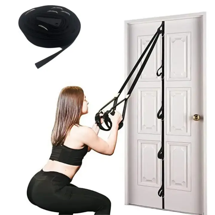 Correa de anclaje de puerta ProCircle para gimnasio en casa, cinturón de banda de resistencia para entrenamiento multipunto para fuerza de brazos, impuestos básicos - 1