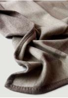 Manta de lana jacquard de doble cara con rayas cruzadas, uso cómodo, chal de cachemira para aire acondicionado para uso doméstico elegante - details 2