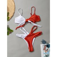 2025 Nuevo Traje De Baño, Europa Y Estados Unidos Sexy Correas, Bikini Dividido En Dos Tonos. - details 17