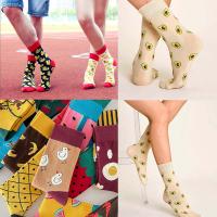 Calcetines de algodón para hombre y mujer, medias coloridas y divertidas con diseño creativo de frutas, cómodas y transpirables, gran oferta - details 3
