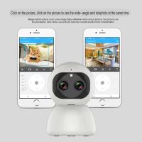 Cámara de doble lente de 2MP 1080P WiFi interior Domo Pan Tilt Cámara con zoom binocular Cámara de vigilancia CCTV - details 8