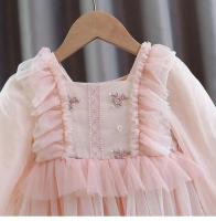 Vestido de Princesa para Niñas Manga Larga Perfecto para Primavera Otoño - details 6