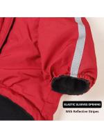 Abrigo impermeable para perros y gatos, Chaqueta de algodón cálida para cachorros, Sudadera con capucha reflectante, ropa de otoño e invierno - details 4