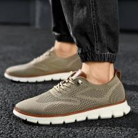 Zapatos ligeros para caminar para hombre, Zapatillas de malla transpirables, informales, para exteriores - details 12