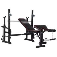 Fitness Tech Banco multiestación reclinable para prensa banca / sentadillas Bancos de ejercicio - details 3