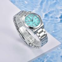 Reloj Automático de Lujo Premium PAGANI DIZAIN Crisálida de 36MM Vidrio de Zafiro Correa de Cuero - details 1