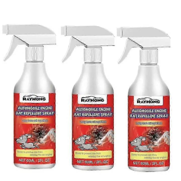 3x repelente de menta para ratones, repelente de ratones, pulverizador Natural, armadura, escudo para roedores, pulverizador con gatillo, Accesorios para el hogar - 1