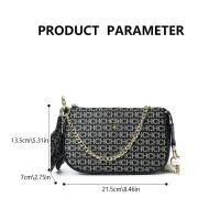 Diseño de letras CH con compras, compacto, elegante, a la moda, Simple, cien marcas, elegante bolso cruzado para mujer, mochila de lujo de alta gama - details 1