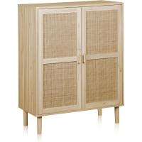 Zapatero 2 Puertas, Zapatero Estrecho, Acabado en Pino y Rattan, Medidas: 60 cm (Largo) x 82 cm (Alto) x 24 cm (Fondo) - details 17