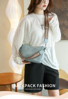 Diseño de color sólido Nueva almohada de moda simple con bolsa de cuerpo con correa ancha para el hombro para mujeres - details 17