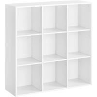 Estantería Almacenaje, de 6 Compartimientos, para Sala de Estar, Estudio, Oficina, 30 x 65,5 x 97,5 cm, Blanco LBC203D - details 9