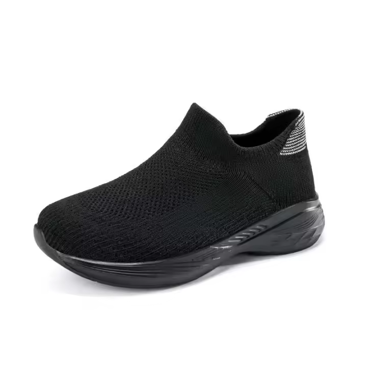 Nuevos y cómodos calcetines de punto ultraligeros de tamaño completo para caminar para bebé 27-38, zapatos deportivos antideslizantes, precio bajo - 1