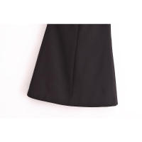 - Otoño nuevo vestido de fiesta corto elegante de moda femenina informal sin mangas con lazo para mujer - details 4