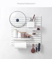 Organizador de pared de tablero de clavijas, pantalla de montaje, Kit de tablero de herramientas, estante de almacenamiento, estante de pared - details 15