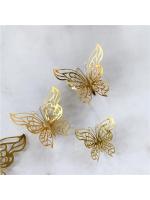 Pegatinas decorativas de mariposas en 3D, accesorios para el hogar, decoración de ramos de globos de boda, 12 piezas - details 26