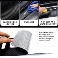 Pegatinas protectoras de Umbral de Puerta para Coche Mazda, 4 Piezas, para Mazda 2, 3, 5, 6, CX-3, CX-30, CX-5, CX-50, CX-60, CX-7, Decoración de Fibra de Carbono con Logotipo A - details 7
