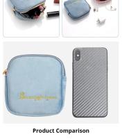 Bolsa de Viaje Portátil Almohadilla Higiénica para Niñas Bolsa de Maquillaje con Lápiz de Labios - details 4