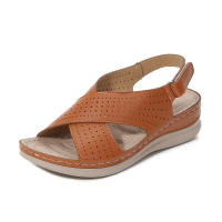 Sandalia 2025 Summer Beach Moda grande con puntera con abrazadera Cabeza redonda Sandalias frescas para mujer - details 3