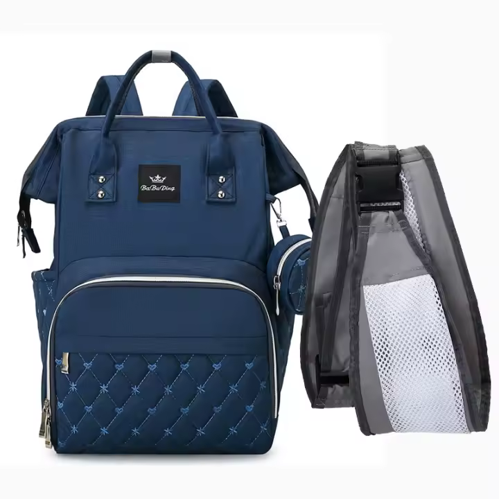 Bolso de Mamá y Bebé Portátil Multicapa, Impermeable, Ligero con Correa para Bebé - 1