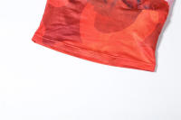 BUNO-Conjunto de 2 piezas con estampado Tie-Dye de gato extraño para mujer, moda Hipster Y2K, camisola elegante con cuello en V + faldas Maxi, ropa de calle a juego - details 53