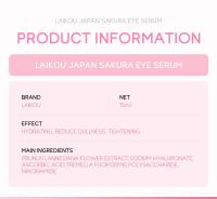 LAIKOU Sakura Ojo Serum Masajeador de Ojos Hidratante con Ácido Hialurónico Adiós a las Ojeras - details 1
