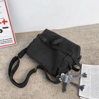 Bolso de lona cruzado para hombres y mujeres Mochila unisex de gran capacidad Mochila de lona A4 para salidas escolares - details 5