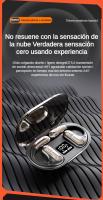 Auriculares de Conducción Abierta SANLEPUS 2024, Auriculares Bluetooth Inalámbricos, Auriculares Bluetooth 5.3 con Micrófono HD HiFi Estéreo Pantalla LED, Carga Rápida USB-C, Ajuste Cómodo, Compatibles con Android y iPhone - details 2