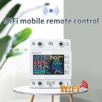 Medidor de potencia inteligente Tuya WiFi, interruptor Protector de sobrevoltaje, Monitor de voltaje de corriente, rel￩ de valor ajustable, disyuntor - details 7