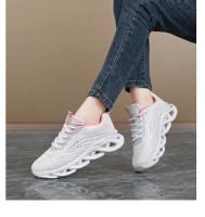Zapatillas de moda para mujer Fly Weave Zapatillas transpirables de malla elástica suela blanda Zapatos casuales - details 13