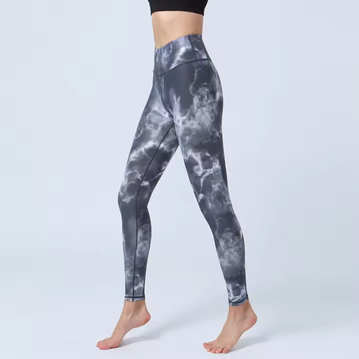 Pantalones de Yoga con Estampado de Camuflaje Leggings Deportivos de Cintura Alta para Mujeres - 1