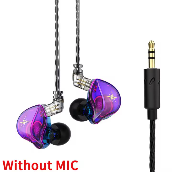 QKZ-auriculares intrauditivos con Monitor ZXT EDX PRO, audífonos dinámicos de graves HIFI, deportivos, con cancelación de ruido y cable, ES4, ZST X, ED9, originales - 1