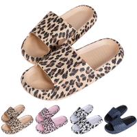 Suaves Zapatillas de Verano con Estampado de Leopardo Pantuflas Planas Antideslizantes para Hombres y Mujeres Pantuflas de Casa de Moda - details 6