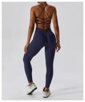Sujetador Deportivo Sexy para Mujeres Top de Gimnasio Entrenamiento Correr Cruz Yoga Sujetador de Yoga Stretch Ropa Interior Fitness para Mujeres Material de Nylon Temporada Primavera/Verano - details 27