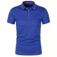 Summer Men Office Business Polo Shirt Spring Pure Solid Casual Short Sleeve Golf Shirt 2024 Breathable Unisex Shirt Dropshipping - details 7