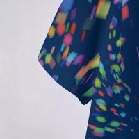 Novedad de verano, Polo colorido con botones de solapa y manga corta informal con estampado Digital de Whirlpool para fiesta informal para hombre - details 3