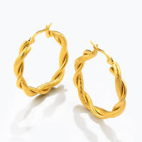 Pendientes de Aro en Plata de Ley 925, para Mujer, sencillos,Regalos originales para mujer - details 6