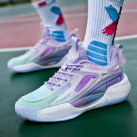Efecto fluorescente de baloncesto masculino. |   Zapatos deportivos con sonido de fricción. |   Entrenamiento y competición en interiores/exteriores |   Tallas 36-45 - details 1