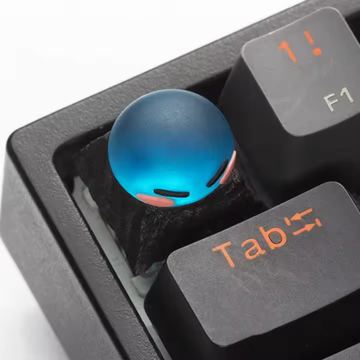 Limuru Teclado Mecánico Personalizado, arte de resina - 1