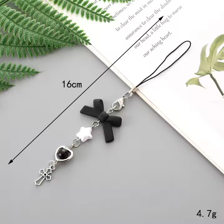 Colgante Creativo de Cinturón de Amor Nuevo Funda de Teléfono Móvil Llavero Cadena Colgante - 1