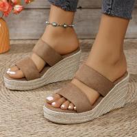 Zapatillas de tacón de cuña de verano para mujer - details 4