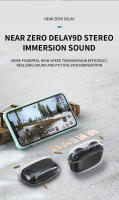Auriculares inalámbricos transparentes con Clip para la oreja, cascos estéreo de graves Hifi, TWS, Bluetooth, con micrófono, cancelación de ruido - details 4