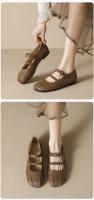 Zapatos Mary Jane franceses de fondo plano con poco profundo, zapatos de mujer de primavera con suela suave, zapatos de ballet. - details 6