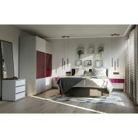 Cajonera Habitdesign de Tres Cajones Acabado en Blanco Mate Dimensiones: 60 cm (Ancho) x 57 cm (Alto) x 44 cm (Fondo) - details 1